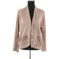 Gilet Notshy Cardigan en lin beige Grenoble