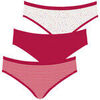 Slips Athena Slips, lot de 3, MODE Rouge