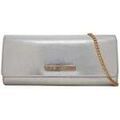 Saccoches / Etuis sur Grenoble : Pochette Love Moschino LM Iconic Argent&eacute;