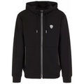 Veste Emporio Armani EA7 hirt &agrave; capuche zipp&eacute; Noir Grenoble