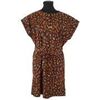 Robe courte Soeur Robe en coton marron
