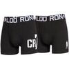 Cale&ccedil;ons Cristiano Ronaldo CR7 Gar&ccedil;on Cale&ccedil;on Paquet de 2 Boys Trunk 2-pack Noir