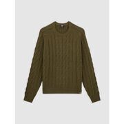 Pull Dickies VANLEER CABLE - DK0A87OR-MGR1 MILITARY GREEN