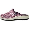 Chaussons / Pantoufles sur Grenoble : Chaussons Fly Flot Femme Mule, Textile Velour, Compens&eacute; - 51Z36 Rose