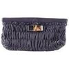Pochette Paule Ka Pochette en cuir violette