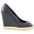Espadrilles Gucci Talons en cuir noirs Grenoble