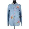 Chemises sur Grenoble : Chemise Mother Chemise en coton bleue