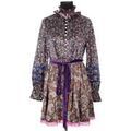 Robe courte Marc Jacobs Robe en soie multicolore