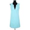 Robe courte Agnes B Robe en coton bleue