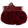 Pochette Lancel Pochette en velours rouge