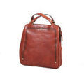 Sac a dos Katana Sac &Agrave; Dos En Cuir De Vachette Collet V&eacute;g&eacute;tal K 66806 Marron Grenoble