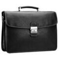Serviettes sur Grenoble : Porte document Katana Cartable Cuir De Vachette Gras 2 Soufflets K 31022