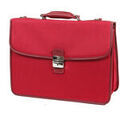 Serviettes sur Grenoble : Porte document Katana Cartable Nylon Garni Cuir De Vachette K16042