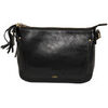 Pochette Katana Pochette Cuir De Vachette Collet V&eacute;g&eacute;tal 66820 Noir
