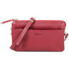 Pochette Katana Pochette En Cuir De Vachette Grain&eacute; 69600 Rouge