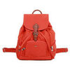 Sac a dos Katana Sac &Agrave; Dos Nylon Garni Cro&ucirc;te De Cuir De Vachette K 29307 Orange