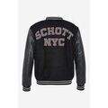 Veste Schott LC8705 BLACK/BLACK Grenoble