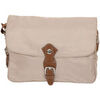 Sac bandouli&egrave;re Katana Besace Nylon Garni Cro&ucirc;te De Cuir De Vachette K 29301 Beige