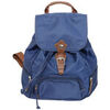 Sac a dos Katana Sac &Agrave; Dos Nylon Garni Cro&ucirc;te De Cuir De Vachette K 29307 Gris