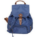 Sac a dos Katana Sac &Agrave; Dos Nylon Garni Cro&ucirc;te De Cuir De Vachette K 29307 Gris Grenoble