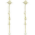 Boucles oreilles Orusbijoux Boucles D Oreilles Argent Dor&eacute;e &eacute;toile Et Perles Naturelles Dor&eacute; Grenoble