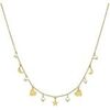 Collier Orusbijoux Collier Argent Dor&eacute; &eacute;toile C?ur Et Perles Naturelles Dor&eacute;