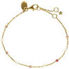 Bracelets Orusbijoux Bracelet En Argent Dor&eacute; Pierres Naturelles Quartz Rose Dor&eacute;