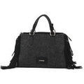 Sacs &agrave; mains sur Grenoble : Sac &agrave; main Caf&eacute; Noir CAFE NOIR N001 BORSA FRANGE Noir