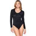 Maillots de corps Luna Splendida Body manches longues MICRO TOUCH COMFORT Splendida Noir