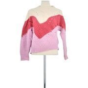 Pull Bash Pull en laine rose