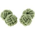 Boutons de manchette sur Grenoble : Boutons de manchettes Clj Charles Le Jeune Passementerie RONDO Vert Estragon