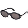 Lunettes de soleil Tom Ford FT1186 CARMEN Lunettes de soleil, Noir/Fum&eacute;e, 51 mm Noir