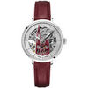 Montre Pierre Lannier Montre Femme CATHEDRALE Argent&eacute; Cuir Bordeaux Argent&eacute;