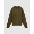 Pulls/Sweat sur Grenoble : Pull Dickies VANLEER CABLE - DK0A87OR-MGR1 MILITARY GREEN