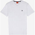 Tee-shirts sur Grenoble : T-shirt Oxbow Tee shirt uni col V 4flo brod&eacute; poitrine TIVE Blanc