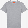 Tee-shirts sur Grenoble : T-shirt Oxbow Tee-shirt uni brod&eacute;rie 4flo TEBAZ Gris