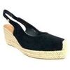 Espadrilles Bienve Chaussure femme noire cf-3040