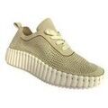 Baskets femme sur Grenoble : Baskets basses Bienve Chaussure femme ha-5082 beige