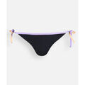 Maillots de bain Oxbow Bas de bikini imprim&eacute; &agrave; nouettes MINO Noir Grenoble