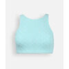 Maillots de bain Oxbow Brassi&egrave;re haute damier &eacute;ponge SOUREY Bleu