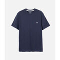 Tee-shirts sur Grenoble : T-shirt Oxbow Tee-shirt uni brod&eacute;rie 4flo TEBAZ Bleu