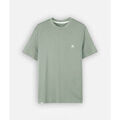 Tee-shirts sur Grenoble : T-shirt Oxbow Tee-shirt uni brod&eacute;rie 4flo TEBAZ Vert