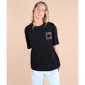 Tee-shirts sur Grenoble : T-shirt Oxbow Tee-shirt print&eacute; poitrine et dos SHADED Noir