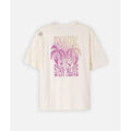 Tee-shirts sur Grenoble : T-shirt Oxbow Tee-shirt print&eacute; poitrine et dos SHADED Blanc