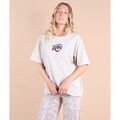 Tee-shirts sur Grenoble : T-shirt Oxbow Tee-shirt print&eacute; devant et dos OASIS Beige