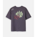 Tee-shirts sur Grenoble : T-shirt Oxbow Tee-shirt print&eacute; devant et dos OASIS Gris