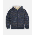 Pulls/Sweat sur Grenoble : Pull Oxbow Pull jacquard zip sherpa NIGHTFALL