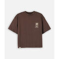Tee-shirts sur Grenoble : T-shirt Oxbow Tee-shirt print&eacute; poitrine et dos ASY Noir