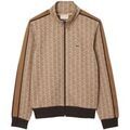 Blouson Lacoste Veste zippee homme Ref 63798 6IR Marron Grenoble