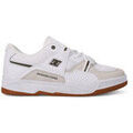 Skate & rollers sur Grenoble : Chaussures de Skate DC Shoes CONSTRUCT white white green